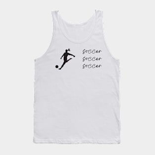 Soccer Soccer Soccer Woman Tank Top